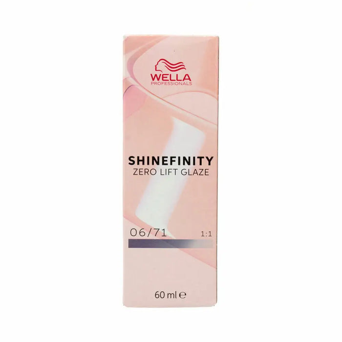 Трайно Боядисване Wella Shinefinity Nº 06/71 (60 ml)