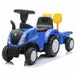 Трактор с Педали New Holland Ride ON Син 91 x 44 x 29 cm