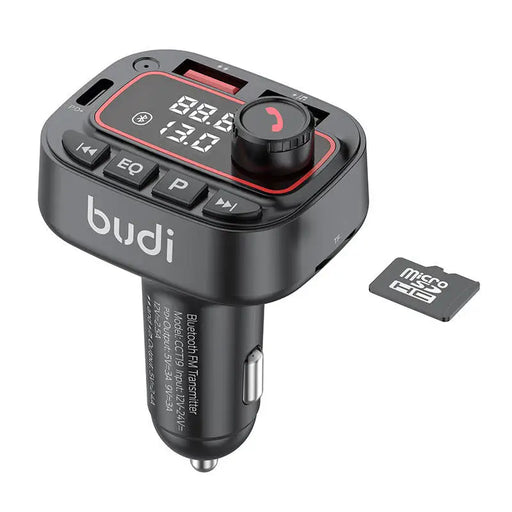 Трансмитер за кола Budi USB x2 Bluetooth