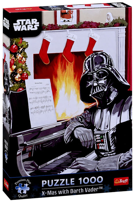 Пъзел Trefl от 1000 части - Star Wars: Коледа с Дарт Вейдър