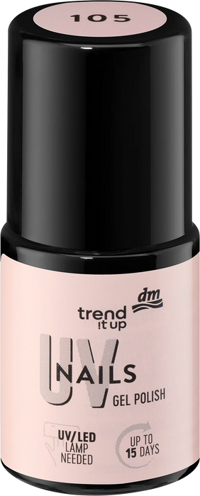 Лак за нокти UV, 105 светлорозов, 9 ml