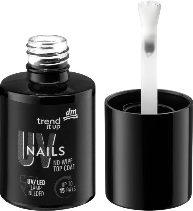 Топ лак за нокти UV No Wipe, 9 ml