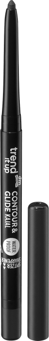 Водоустойчив молив за очи тип каял Contour & Glide - № 010 черен, 1 бр