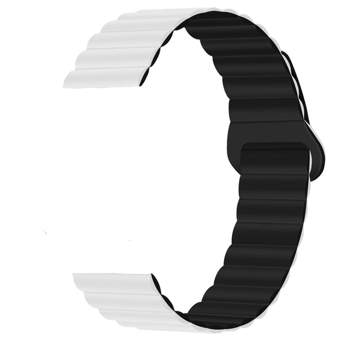 МАГНИТНА КАИШКА СЪС СИЛИКОНОВО ПОКРИТЕ TRENDER Loop TR-ML20WHBK 20 mm WHITE/BLACK