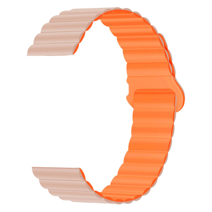 МАГНИТНА КАИШКА СЪС СИЛИКОНОВО ПОКРИТЕ TRENDER Loop TR-ML20BGOR 20 mm BEIGE/ORANGE