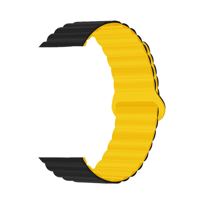МАГНИТНА КАИШКА СЪС СИЛИКОНОВО ПОКРИТЕ TRENDER Loop TR-AML45BKYW APPLE 44/45 mm BLACK/ORANGE
