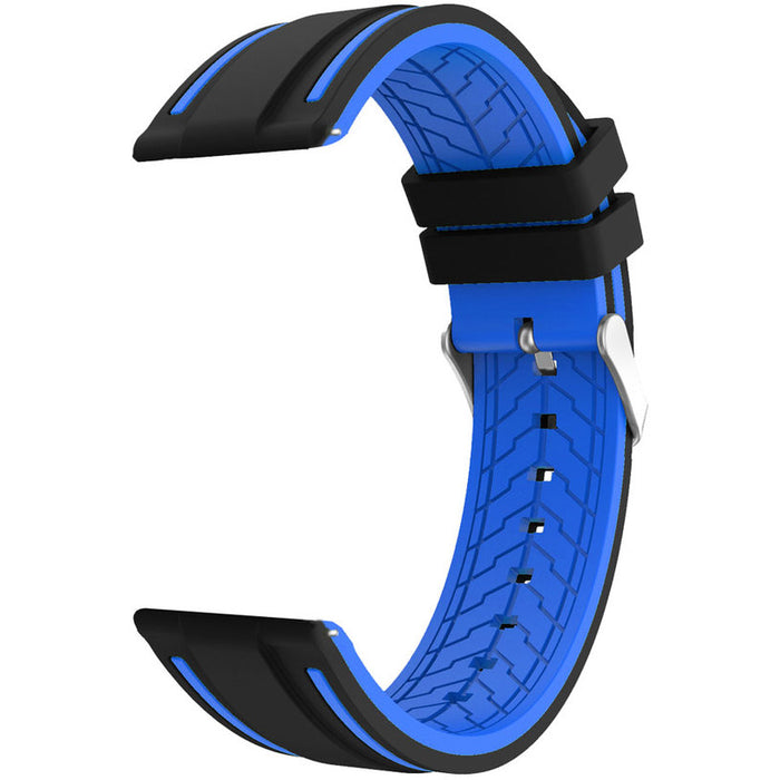 СИЛИКОНОВА КАИШКА TRENDER TR-GM22BKBL 22 mm GAMER BLACK/BLUE