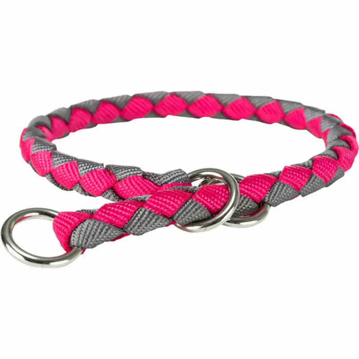 Тренировъчна яка Trixie Cavo Графит Фуксия 25-31 cm