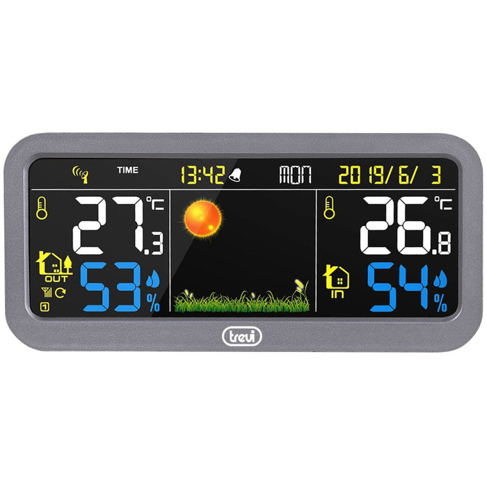 Многофункционална Метеорологична Станция Trevi 3P20 RC Сив 6,3"