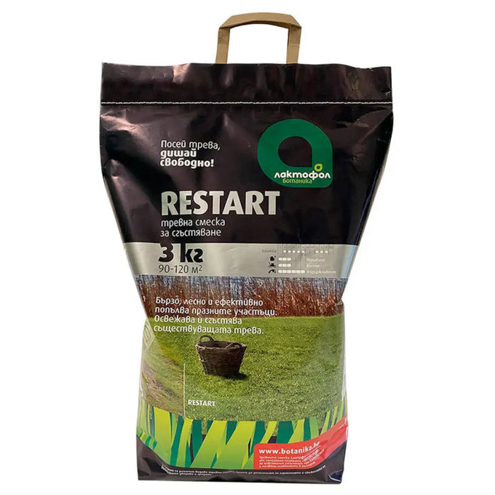 ТРЕВНА СМЕСКА 3KG 90-120M² ЛАКТОФОЛ RESTART