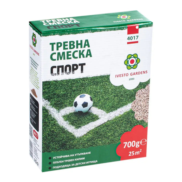 ТРЕВНА СМЕСКА ЗА СПОРТНИ ТЕРЕНИ 0.7KG 25M² IVESTO