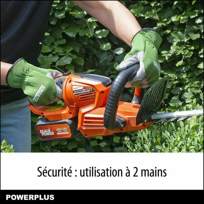 Тример за жив плет Powerplus 67 cm 40 V