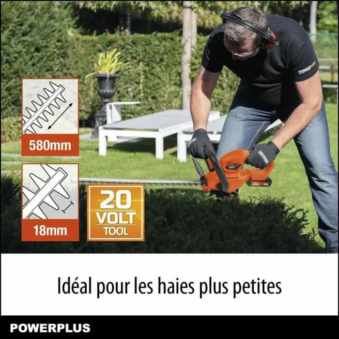 Тример за жив плет Powerplus Powdpg7531 20 V