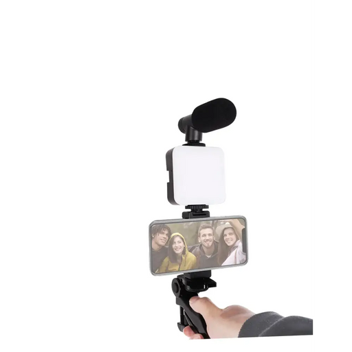 Трипод за мобилен телефон за видео разговори HQWear черен