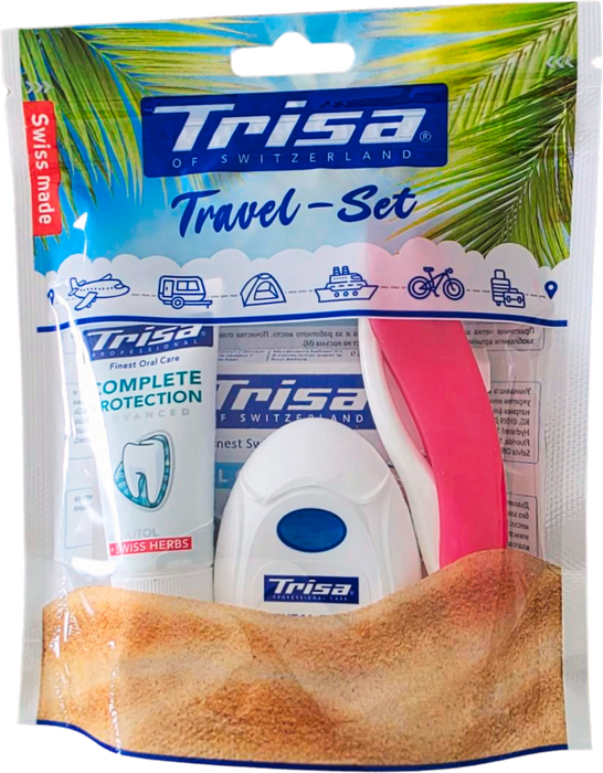 Комплкет за устна хигиена Travel Set, 4 части, 160 g