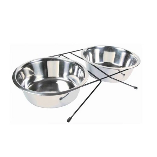 TRIXIE 24833 Dog Pet комбинирана хранилка и поилка 2x1,8 л