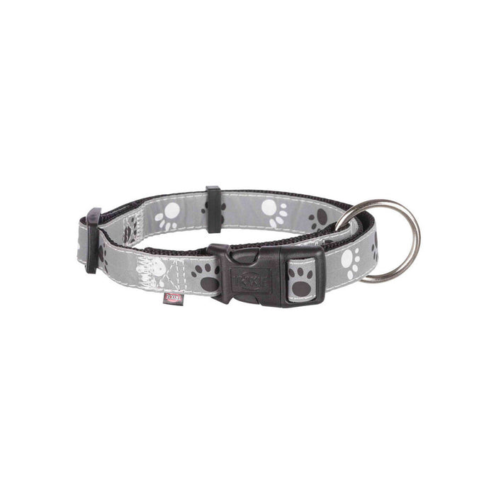 Кучешки Нашийник Trixie Silver Reflect Черен Сив M/L 35-55 cm
