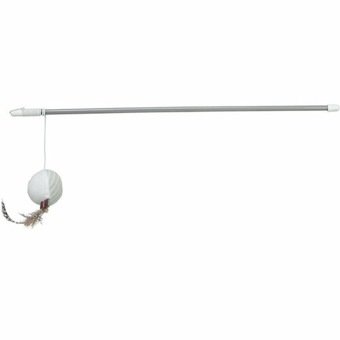 котешка играчка Trixie Бял полиестер Пластмаса