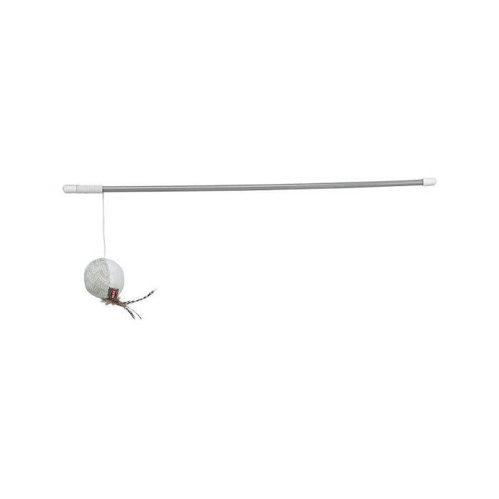 котешка играчка Trixie Бял полиестер Пластмаса