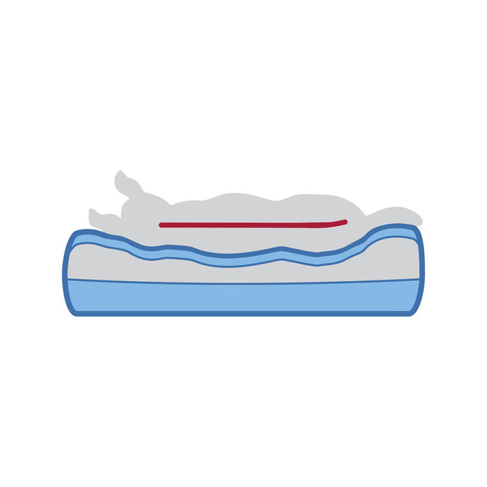 Легло за Куче Trixie Vital Lino Soft Бежов Сметана 110 X 92 CM