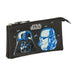 Троен Моливник Star Wars Rebellion Черен 22 x 12 x 3 cm