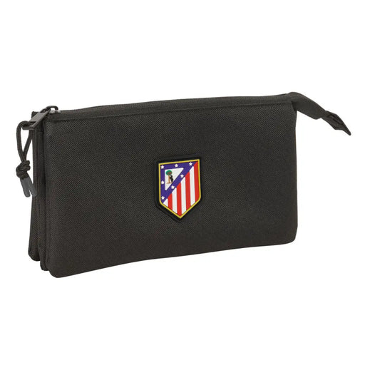 Троен Моливник Atlético Madrid Черен 22 x 12 x 3 cm