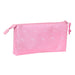Троен Моливник Barbie Girl Розов 22 x 12 x 3 cm