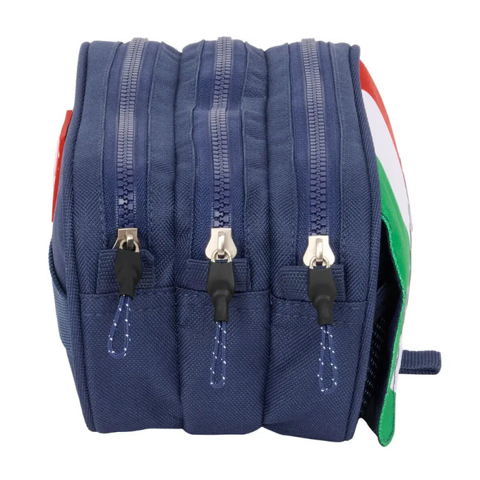Троен Моливник Benetton Flag Морско син 21,5 x 10 x 8 cm