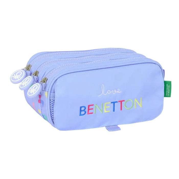 Троен Моливник Benetton Lila Люляк 21,5 x 10 x 8 cm