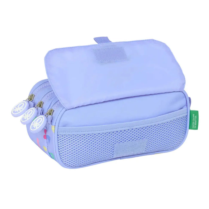 Троен Моливник Benetton Lila Люляк 21,5 x 10 x 8 cm
