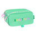 Троен Моливник Benetton Mint Зелен 21,5 x 10 x 8 cm