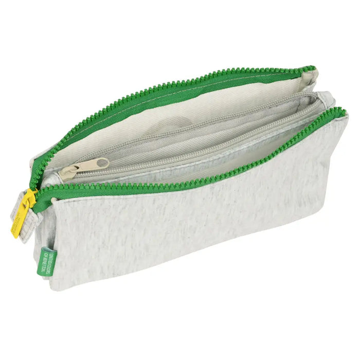Троен Моливник Benetton Pop Сив (22 x 12 x 3 cm)