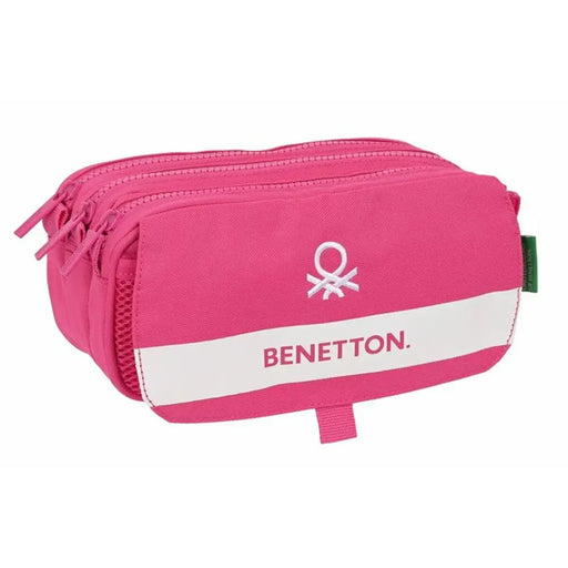 Троен Моливник Benetton Raspberry 21,5 x 10 x 8 cm Фуксия