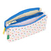 Троен Моливник Benetton Topitos Бял (22 x 12 x 3 cm)