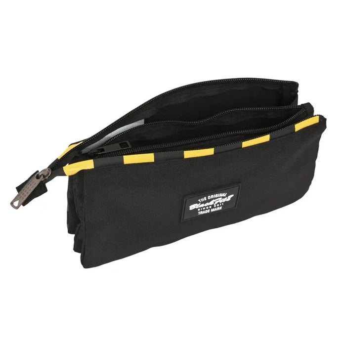 Троен Моливник BlackFit8 Zone Черен 22 x 12 x 3 cm