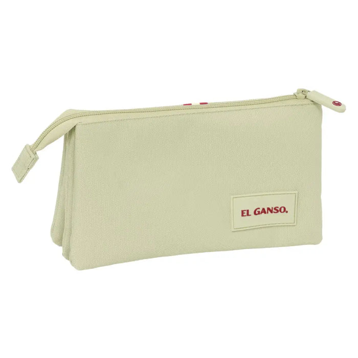 Троен Моливник El Ganso Beige Бежов 22 x 12 x 3 cm