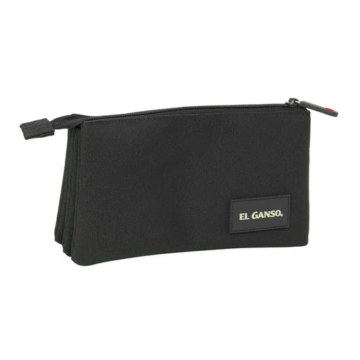Троен Моливник El Ganso Black Черен 22 x 12 x 3 cm