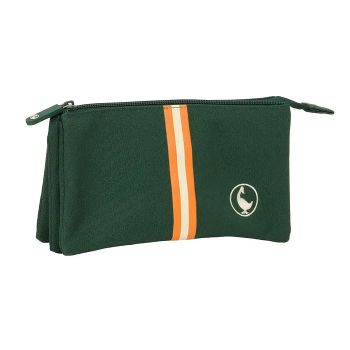 Троен Моливник El Ganso Green Зелен 22 x 12 x 3 cm