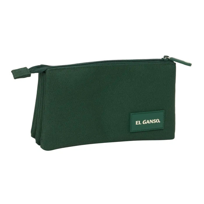 Троен Моливник El Ganso Green Зелен 22 x 12 x 3 cm