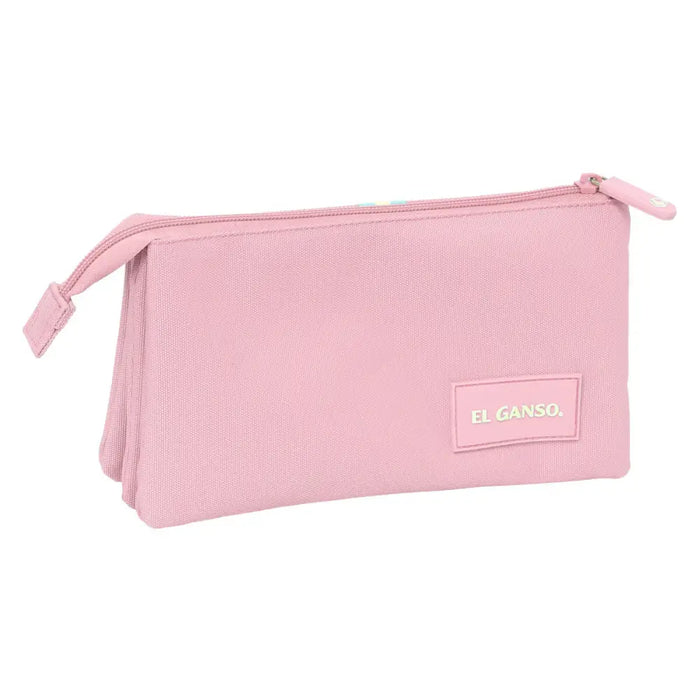 Троен Моливник El Ganso Pink Розов 22 x 12 x 3 cm