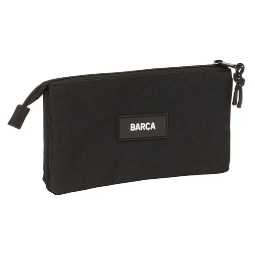 Троен Моливник F.C. Barcelona Черен 22 x 12 x 3 cm