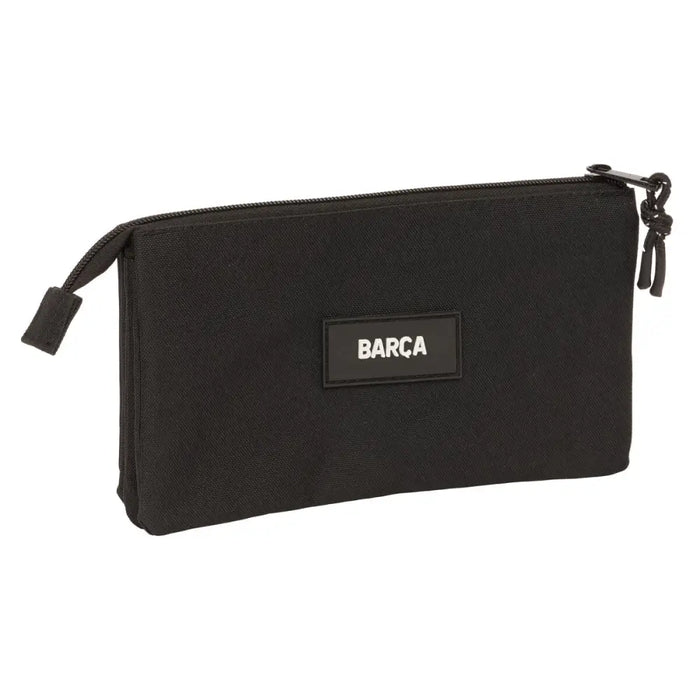 Троен Моливник F.C. Barcelona Черен 22 x 12 x 3 cm