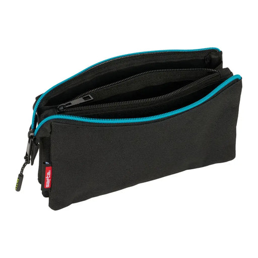 Троен Моливник Kelme Iron Черен 22 x 12 x 3 cm