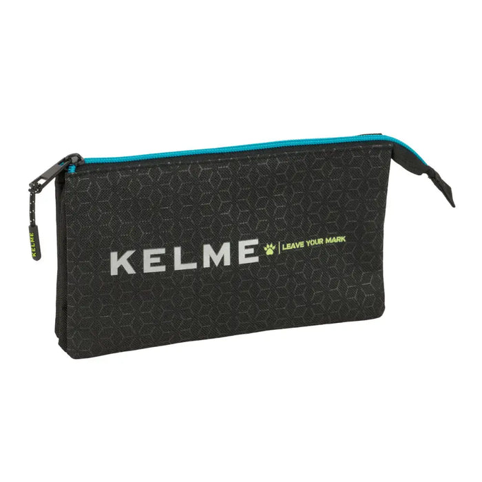 Троен Моливник Kelme Iron Черен 22 x 12 x 3 cm