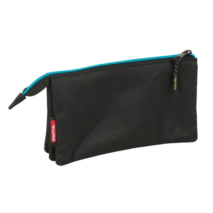 Троен Моливник Kelme Iron Черен 22 x 12 x 3 cm