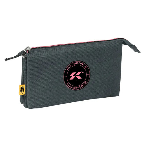 Троен Моливник Kings League Kunisport Сив 22 x 12 x 3 cm