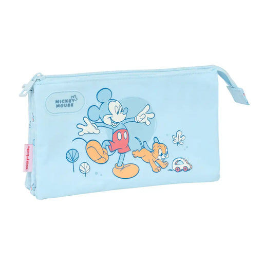 Троен Моливник Mickey Mouse Clubhouse Baby Светло син 22 x