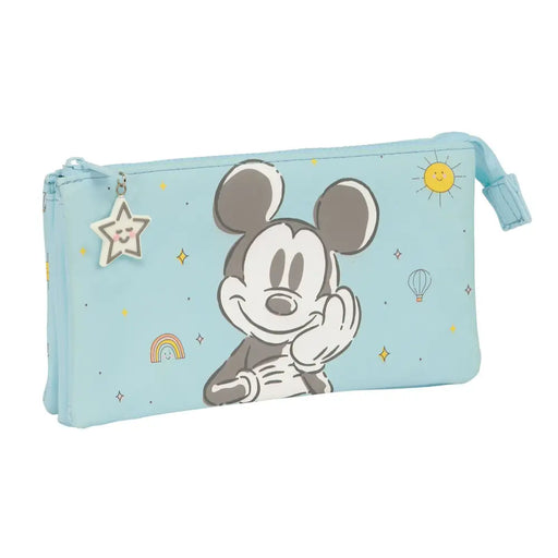 Троен Моливник Mickey Mouse Clubhouse Baby Светло син 22 x