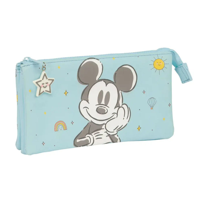Троен Моливник Mickey Mouse Clubhouse Baby Светло син 22 x