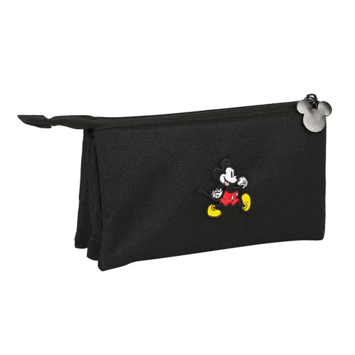 Троен Моливник Mickey Mouse Clubhouse Premium Черен 22 x 12